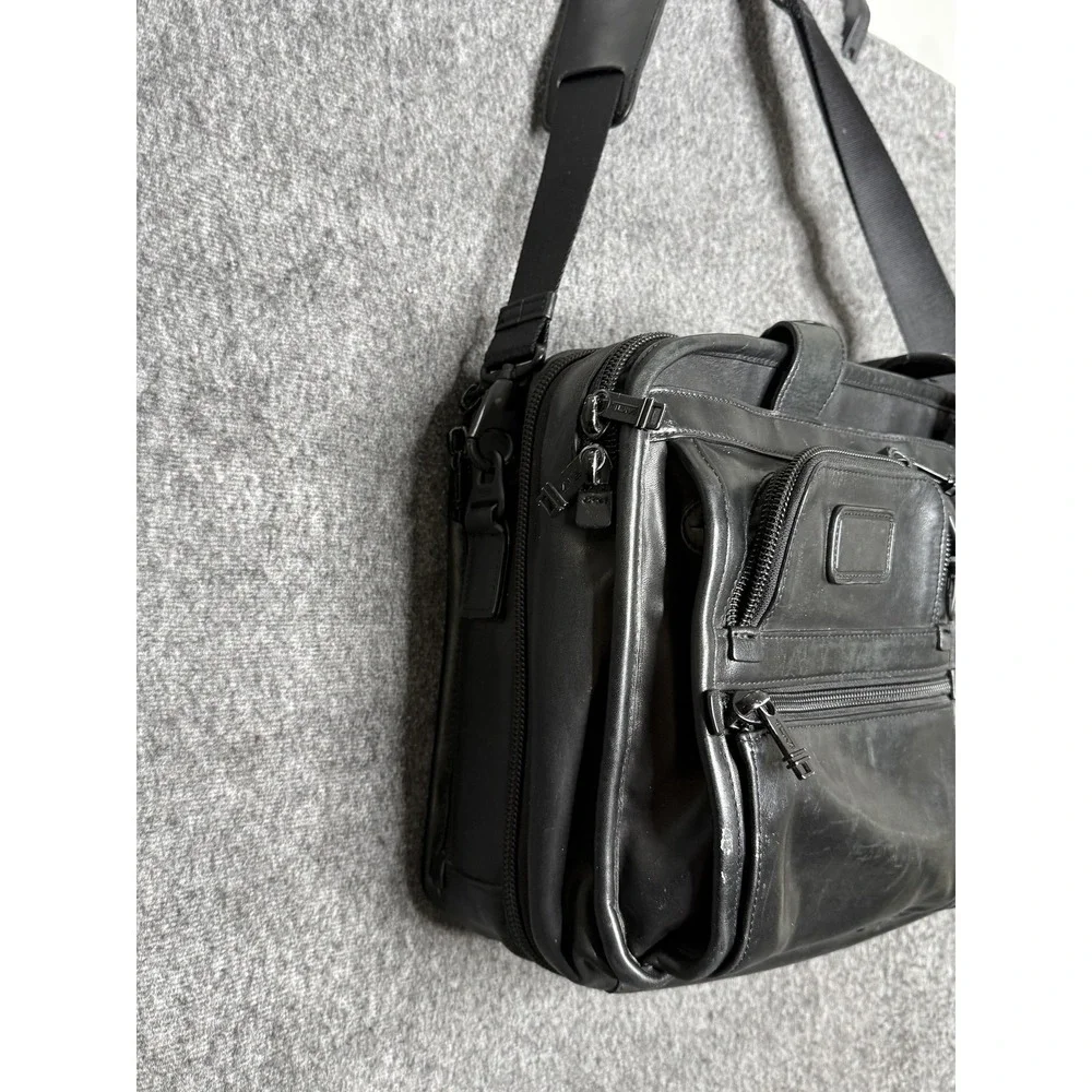 Tumi Leather Laptop Bag 16
